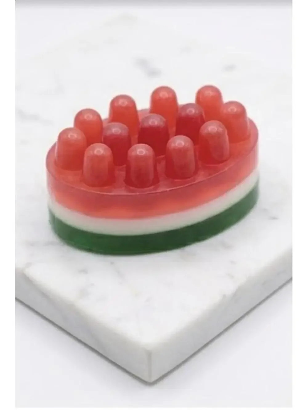 Watermelon Soap, Watermelon Tourmaline Soap, Watermelon